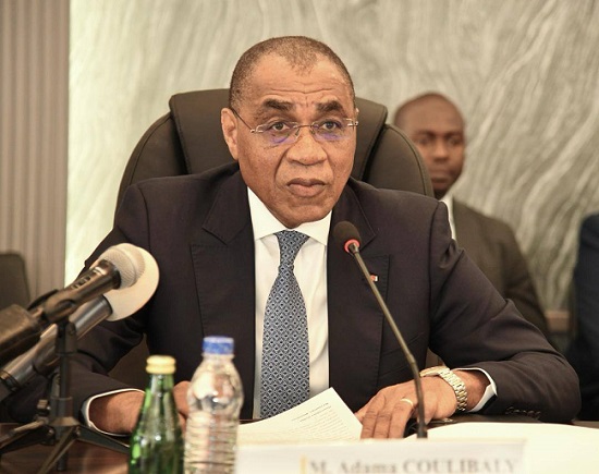 Le ministre Adama Coulibaly